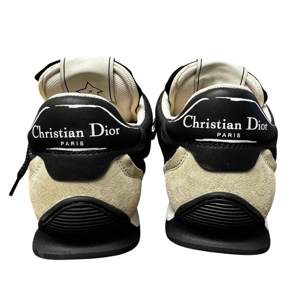 Christian Dior Black Calfskin D Sketch Sneaker Womens 9 - Picture 5 of 11